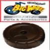 Black Rear Wheel for The Original Big Wheel 16" Spin-Out Racer Trike / Mighty Wheels (Replacement Part) view 1