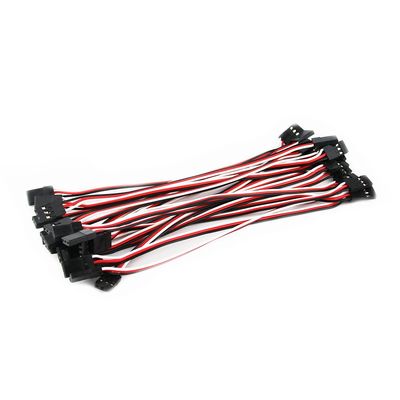 OliYin 20pcs 5.90in 15cm 150mm 26AWG JR Male to Male RC Servo Extension Lead Cord Plug Servo Extend Cable for Helicopter Quadcopter