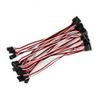 OliYin 20pcs 5.90in 15cm 150mm 26AWG JR Male to Male RC Servo Extension Lead Cord Plug Servo Extend Cable for Helicopter Quadcopter view 3