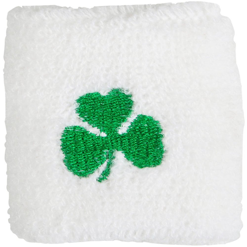 Block Buster Costumes St. Patrick's Day White Irish Shamrock Wrist Band
