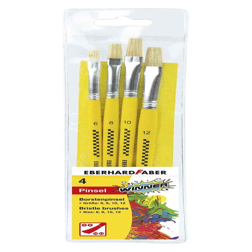 Eberhard Faber Bristle Brush Set of 4
