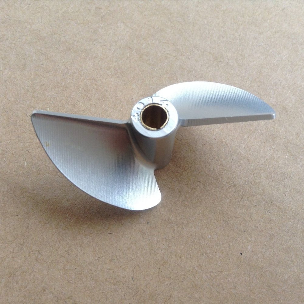 2-Blade 440 CNC Alu Propeller dia 40mm Pitch 1.4p for 4mm Shaft RC Boat #848