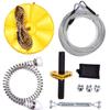 iZipline 95 feet Zip line Kit with Stainless Steel Spring Brake and Seat view 1