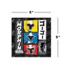 Amscan 501723 "Power Rangers Ninja Steel" Beverage Napkins, 16 pcs, Multicolor, Standard view 4
