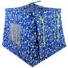 Toy Pop Up Fabric House, 2 Sleeping Bags, Royal Blue, Sparkling Star Print for Dolls, Stuffed Animals, Action Figures view 1
