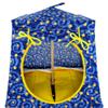 Toy Pop Up Fabric House, 2 Sleeping Bags, Royal Blue, Sparkling Star Print for Dolls, Stuffed Animals, Action Figures view 4