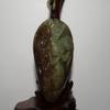 2.8" China Certified Nature Hetian Nephrite Jade Fukurokuju Kylin and Bat Pendant view 2