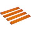 Yellow Mountain Imports 18-Inch Dark Pine Wooden Mahjong Game Racks with Built-in Pushers - Set of 4 view 3