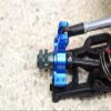 Thunder Tiger Truck K-ROCK MT4-G5 Upgrade Parts Aluminum Rear Knuckle Arms - 1Pr Set Gray Silver view 2
