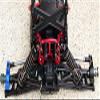 Thunder Tiger Truck K-ROCK MT4-G5 Upgrade Parts Aluminum Rear Knuckle Arms - 1Pr Set Gray Silver view 3