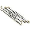 8 Pcs Aluminum Linkage Rod Arm Set/Upper and Lower Suspension Links Set of 8 for 1/10 Axial Wraith 90018 RC Truck (Titanium, Type B) view 4