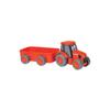 NewRay Pre-School Kubota Lil' Orange Farm Tractor and Wagon view 1