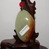 2.1"China Certified Nature Hetian Nephrite Jade Turtle Dragon Amulet Pendants view 4