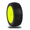 AKA PRODUCTS INC. 18 Buggy DOUBLE DOWN Soft EVO Mntd Yel AKA14019QRY RC Tire view 2
