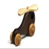 Wooden Toy Helicopter Push Toy  Handmade Natural Wood Helicopter for Toddlers & Kids, Classic Gift Toy for Everyday Play view 3