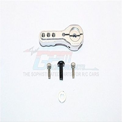 Aluminum Servo Horn For 24T Spline Output Shaft 3 Holes Design For Airtronics/Ko/Jr - 1Pc Silver