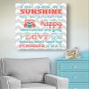 Adorable You are My Sunshine Bedtime Story Rhyme - Woodland Owl Design - Stretched Canvas Nursery Wall Art Decor - Baby Gift idea - Wooden Frame Construction - Ready to Hang 12X16 view 4
