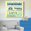Adorable You are My Sunshine Bedtime Story Rhyme - Woodland Owl Design - Stretched Canvas Nursery Wall Art Decor - Baby Gift idea - Wooden Frame Construction - Ready to Hang 8X10 view 4