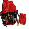 NATIONAL BINGO 10 Pocket Bingo Space Drawstring Bingo Bag (Red) view 1