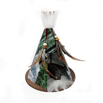 9" Height Native American Teepee - Eagle - DC09120C
