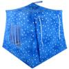 Toy Play Pop Up Tent, 2 Sleeping Bags, Light Blue, Silver Star Sparkling Print for Dolls, Stuffed Animals, Action Figures view 1