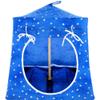 Toy Play Pop Up Tent, 2 Sleeping Bags, Light Blue, Silver Star Sparkling Print for Dolls, Stuffed Animals, Action Figures view 4