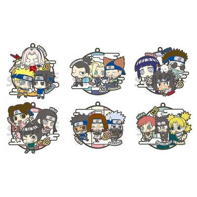 Megahouse - Naruto Shippuden - Three Man Cell, Rubber Mascot Buddy-Colle (Complete Set)