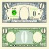 100 Big Fat Zero Dollar Bills with Bonus Thanks a Million Gift Card Set view 1