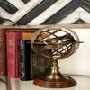 FYNJREX Vintage Brass Engraved Brass Tabletop Armillary Nautical Sphere Globe Item view 2