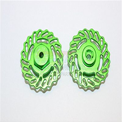 GPM For Traxxas LaTrax Teton & LaTrax SST Upgrade Parts Aluminum Brake Disk +5.5mm Thick - 2Pcs Set Green