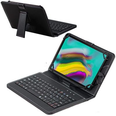 Navitech Black Keyboard Case Compatible with Samsung Galaxy Tab E