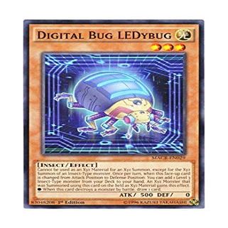 YU-GI-OH! English MACR-EN 029 Digital Bug LEDybug Electronic Rhino-LED Bug (Normal) 1st Edition