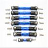 GPM For Traxxas Slash 4X4 & Telluride 4X4 Upgrade Parts Aluminum Completed Turnbuckles With Plastic Ball Ends - 7Pcs Set Blue view 1