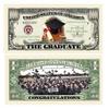 100 The Graduation Million Dollar Bills with Bonus Thanks a Million Gift Card Set view 1