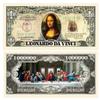 100 Leonardo Da Vinci Million Dollar Bill with Bonus Thanks a Million Gift Card Set view 1