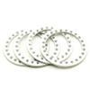 4PCS Aluminum 2.2 Beadlock Ring Replacement for 1/10 RC 2.2 Inch Wheel Rims Axial Wraith (Silver) view 1