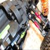 Axial Yeti Jr. Score Trophy Truck (AX90052) / Yeti Jr. Maverick (AXI90069) Upgrade Parts Aluminum Tie Rods - 5Pcs Set Green view 3