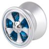 Duncan Toys Metal Racer Yo-Yo, Aluminum Advanced Level Yo-Yo with Racer Caps and SG Sticker Response, Blue view 3