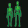 Pose skeleton human 03 ooky hit hit color series Moonlight light blue view 2