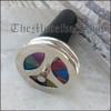 Antique Brass Kaleidoscope Double Wheel Leather Wrapped Nickel Finish Telescope Humaira Nauticals view 1