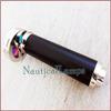 Antique Brass Kaleidoscope Double Wheel Leather Wrapped Nickel Finish Telescope Humaira Nauticals view 3