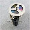 Antique Brass Kaleidoscope Double Wheel Leather Wrapped Nickel Finish Telescope Humaira Nauticals view 4