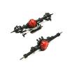 QUE-T Aluminum Alloy Front Axle and Rear Axle for 1:10 D90 RC Model Crawler Car Upgrade Parts view 1