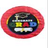 APINATA4U Congrats Grad Pinata 16" Red Color Class of 2026 view 1