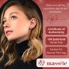 10k White Gold 3mm Ball Stud Earrings for Women Girls and babies Screwback | Nickel Free view 3