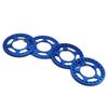 4PCS Aluminum 2.2 Beadlock Ring Replacement for 1/10 RC Wheel Rims of Axial Wraith 90018 (Blue) view 2