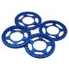 4PCS Aluminum 2.2 Beadlock Ring Replacement for 1/10 RC Wheel Rims of Axial Wraith 90018 (Blue) view 3