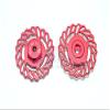GPM For Traxxas LaTrax Teton & LaTrax SST Upgrade Parts Aluminum Brake Disk +2.5mm Thick - 2Pcs Set Red view 1