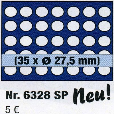 SAFE Tableau 6328 SP fr 5 Euro Mnzen