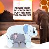Big & Little Elephant Wooden Push Toy by Jack Rabbit Creations- Eco- Friendly Toddler Toy for Interactive, Montessori Inspired Developmental Push & Pull Toys for Babies & Kids- 18 Months + view 2